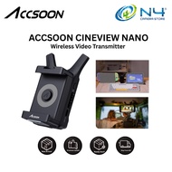 ACCSOON CineView Nano Video Transmitter 1080p 60fps ≤0.06s Latency 500ft Range up to 4 Devices Monit