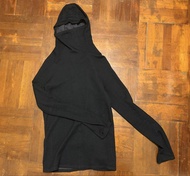 The Viridi-anne AW15 balaclava hooded knit in black (not Rick Owens Yohji Yamamoto Julius)