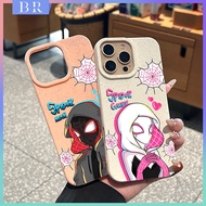 For iPhone 16 11 12 13 14 15 Pro Phone Case Max Spider-Woman Case with T-shirt Case Suitable for iPh