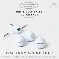 [Korean Brand_사라토가_클로버 포나 골프] Saratoga_Fortuner_Clover_Golf Ball_2pc_golf ball_Golf ball_Golf ball_G