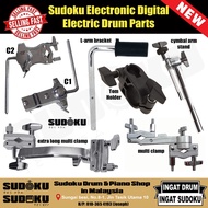 Sudoku Electronic Digital Electric Drum Parts (Clamp,Cymbal ArmStand,Holder,L-Arm)(support Roland,Yamaha,Alesis,other