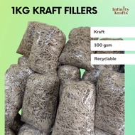INFINITY KRAFTS | 1KILO Kraft Shredded Paper Fillers Paper Fillers for souvenirs