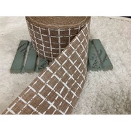 Cheap Zone~A308) 6.7cm Wide Cloth Ribbon Sold In Picture 1 Roll.many Feet, No Detailed Amount, Sale~