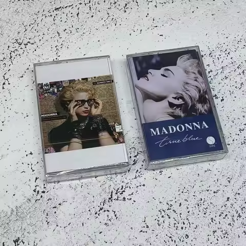 Madonna Ciccone Music Tape Madonna True Blue Album Cosplay Soundtracks Box Cassette Car Walkman Tape