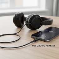 USB C to 3.5mm Adapter Wired Earpiece Connector