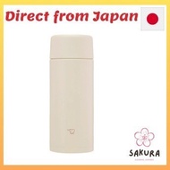 Zojirushi MaHobin Water Bottle Seamless Sen 360ml Screw Stainless Mag (Sand Beige) 【Direct From Japan】