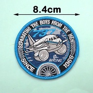 [Custom Velcro patch] AE.Boeing 737 Aircraft Aviation Tactical Embroidered Morale Badge 3D Velcro Pa