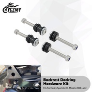 Detachable Backrest Docking Hardware Kit For Harley Sportster XL 883 1200 Iron 48 04-22