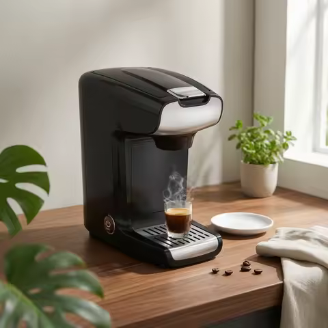 Capsule Espresso Machine Rich Crema Pod Espresso Machine Kitchen Appliance Removable Parts 750 W for