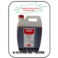 SAKAI Tapping & Cutting Oil 5Liter (Normal Steel & Stainless Steel)