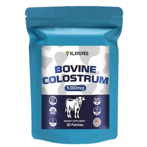 BOVINE COLOSTRUM - Immunity Booster - Digestive Wellness - 30 Transdermal Patches 1 Month Supply