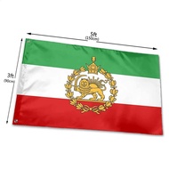 90X150cm Iran Flag Historic Lion Crown Banner Old Post Constitutional Rvolution Flag Iran Sun Flag F