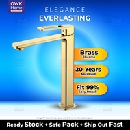 Gold Tall Basin Tap | Brass Gold Tap | Brass Tap | Gold Basin Tap | Gold Tap | Gold Faucet | 金色水龙头