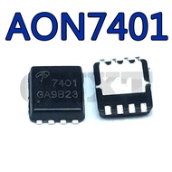 5PCS AON7401 DFN3X3-8 7401 Single P Channel 30V 35A MOS Field Effect Management Brand New Original