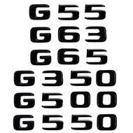 Car Trunk Letters Logo Emblem Badge Decals Sticker For Mercedes-Benz G Class G55 G63 G65 G350 G500 G