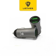 Lenyes CA856 car Charger Fast Charging Car Charger 2 USB 2.4A Stainless