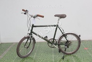 จักรยานญี่ปุ่น - ล้อ 20 นิ้ว - มีเกียร์ - โครโมลี่ - Bianchi Merlo - สีเขียว [จักรยานมือสอง]