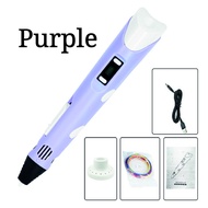 3D Printing Pen / PLA Filament 3D Printer Pen / Arts Craft DIY Drawing Pen USB Power
