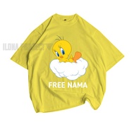 Sweety Tweety Unisex Bird Cartoon T-Shirt Free Name Print Premium Material
