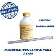 Vaksin Medivac AI H5N1 2.3 Dosis 25 ml - free spuit 1 ml