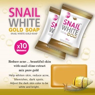 Perfect Skin Lady Snail White Gold Glutathione Collagen Soap PlusX10 Whitening Skin 100% Authentic