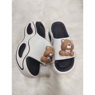 Fashionable padded sandals 3cm high, comfortable to wear in the rain and wash in water