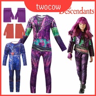 Stunning Descendants Mal Audrey Cosplay Costume for Kids - Ideal for Comic-Con