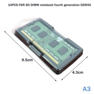 ⭕️ 10Pcs SO DIMM DDR DDR3 DDR4 DDR5 Memory Module Box Protective Case CPU Packaging Case Plastic Mem