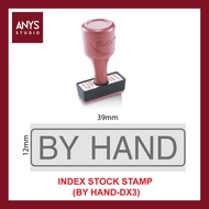 Index Stock Stamp (By Hand) DX3