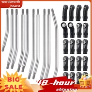 313mm RC Links Upper Lower Linkage Chassis Link Set with Plastic Rod Ends for 1/10  SCX10 II 90046 R
