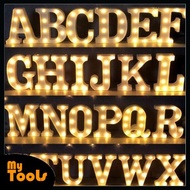 Mytools 3D LED Large Marquee Letters Alphabet Symbol Numbers Heart Hanging Light Anniversary Marriag