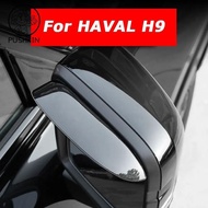 Car Rearview Mirror Cover Trim Frame For HAVAL H9 mkii 2nd 2024 2025 Accessories Rear View Mirror Ra