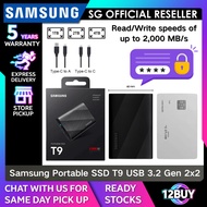 Samsung Portable SSD T9 USB 3.2 Gen 2x2 - 1TB / 2TB / 4TB