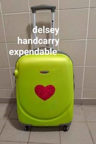 Delsey expendable handcarry 20inch 20寸delsey 喼可擴大