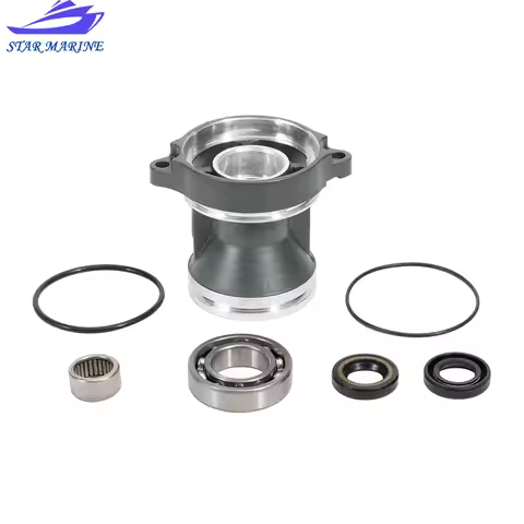 683-45361 Gear Box Cap Assy 6B4-45361-00 With Bearing And Oil Seal For Yamaha Outboard Motor 15HP 9.
