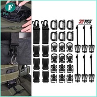 Molle Clips Attachments String D Strap Molle Panel Molle Attachments for Backpack Tactical Gear Clip