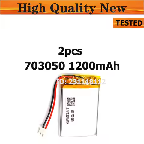 703048 703050 battery For Mp3 MP4 GPS bluetooth camera JST 3.7V 1200mAh Lithium Polymer LiPo Recharg