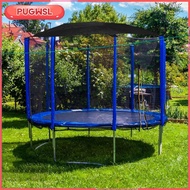 [pugwsl] 10ft Superior Trampoline Covers Outdoor Canopy with Oxford Trampoline Cover Shade for Lawn 