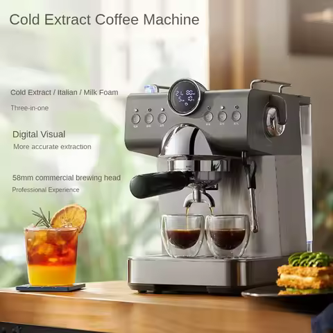Cold Brew Espresso Machine Small Household Semi-automatic Coffee Machine Multifunctional Coffee Mach