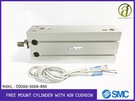 SMC กระบอกลม  Free Mount Cylinder with Air Cushion รุ่น CDU32-100A-A93
