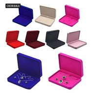 [CHiWANji] Wood Jewelry Display Box Velvet Jewel Set Storage Organizer Necklace  Holder