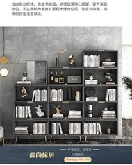 ASG3-1605北歐輕奢書櫃客廳書房帶玻璃門收納展示儲物櫃置物架書架60cm（包運送）