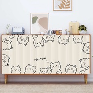 langsir kabinet dapur langsir tingkap murah Tirai kabinet kucing menyekat serpihan, kabinet dapur, tirai tahan debu, rak kasut berlubang percuma, tirai rel yang jelek