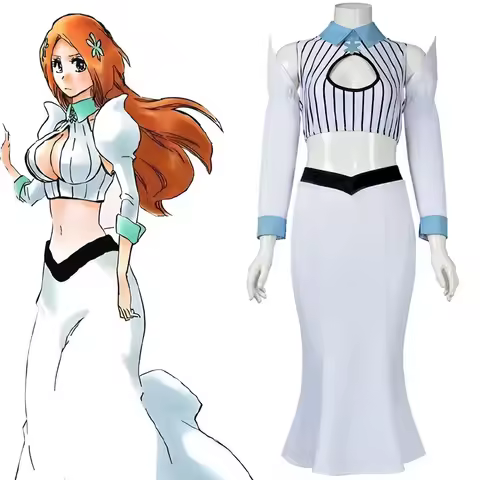 Bleach Ichigo Inoue Orihime Cosplay Outfit, Anime Game Costume Set, Bleach Princess Orihime Inoue Co