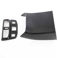 Rear Air Condition Outlet Cover Anti Kick Trim Decoration Accessories ,ABS Carbon for RX 350H 450H 500H 2023 2024