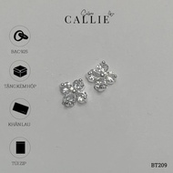 BT209 - CALLIE SILVER 4-LEAF EARRINGS