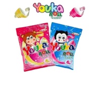 youka roll jelly, grosir permen, cemilan, jajanan murah gulung youko