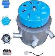 110V-230V 3kW Pelton Hydroelectric Generator, 6-tube High Power Water Turbine Generator For Outdoor