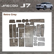 [Leather] Jaecoo J7 Interior Slot Mat Car Anti Slip Mat AWD 2WD Jaecoo j7 Accessories