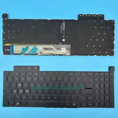 English/UK Keyboard For Asus TUF Gaming A16 FA608PM FA608UH FA608UM FA608WM FA608PP FA608WP RGB Back